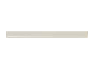 0.5 X 12 FARROW REMINISCENT GRAY GLOSSY ROUNDED BULLNOSE