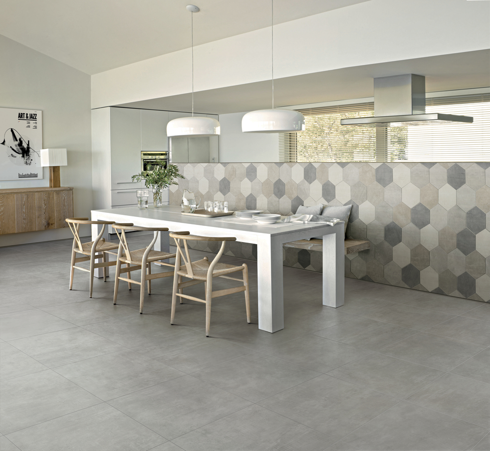 18 x 36 Icon Dove Grey Rectified Porcelain tile - Image 4