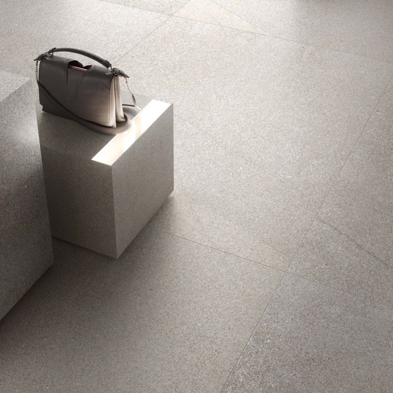 24 x 48 River Ecru Rectified terrazzo look porcelain tile - Image 2