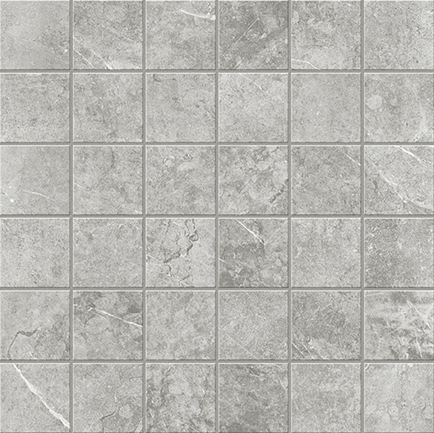 2 X 2 EvoStone Mist Honed finished porcelain mosaic