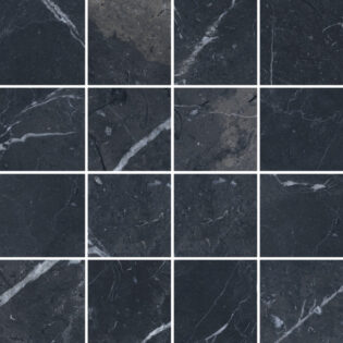 3.3 X 3.3 Velvet Negro porcelain mosaic