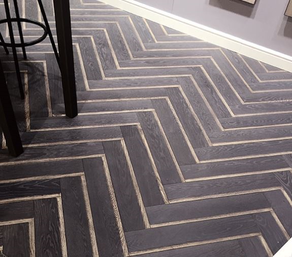 3 x 18 Chamonix Black wood look Porcelain Tile - Image 4