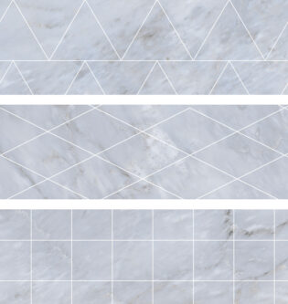 4.5 X 13 Deco Velvet Gris brick porcelain tile