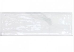 4 x 12 Angelo Blanco Shiny Subway Wall Tile