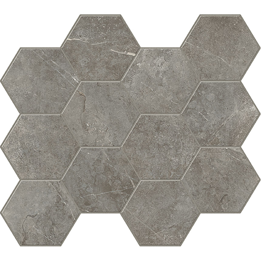 4 x 4 EvoStone Natural Honed finished porcelain hexagon