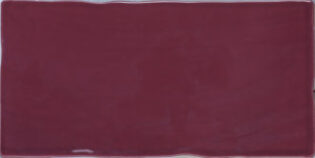 5 x 10 Bohemia Crimson Ceramic Wall subways