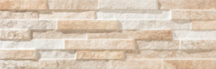 6 x 20 Brickstone Beige Rectified Porcelain Tile