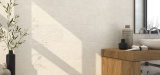 8 x 24 Elements White Ceramic Wall (5 patterns mix textures)