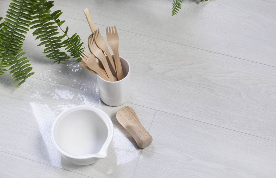8 x 48 Candlewood Blanco Polished Wood Look Rectified Porcelain Tile - Image 2