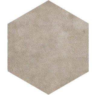 8 X 8 Icon Taupe Back hexagon porcelain tile