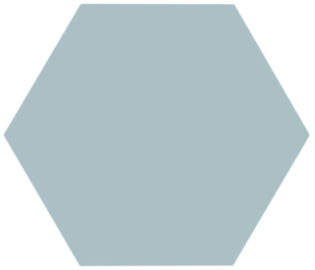 8 X 8 Meraki Aguamarina Matte Porcelain Hexagon