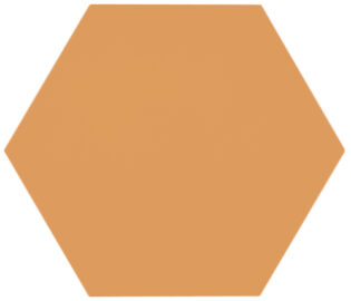 8 X 8 Meraki Mostaza Matte Porcelain Hexagon