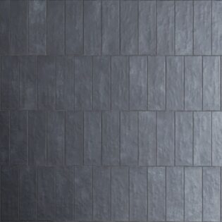 2.6 x 8 Mitte Negro Matte Finished Subway Porcelain Tile