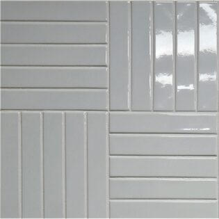 2 X 10 Farrow Gray Glossy Subway Wall Tile