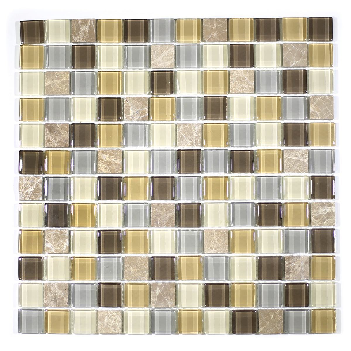 MA01-LS 1x1 SQUARE GLASS MOSAIC BLEND