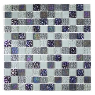 MA08-LS  1X1 SQUARE GLASS MOSAIC BLEND