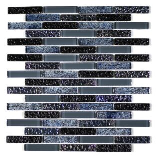 MA09-B  5/8X3 BRICK GLASS MOSAIC BLEND