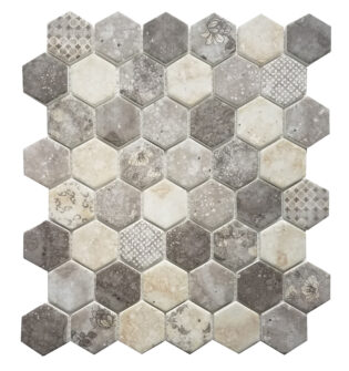 MA102-HX  2 x 2 Hexagon High density recycle glass