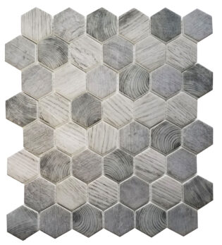 MA109-HX  2 x 2 Hexagon High density recycle glass
