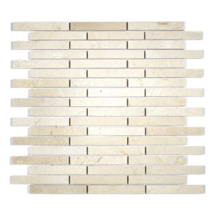 MA210-ST  5/8 Crema Marfil Strips with space polished