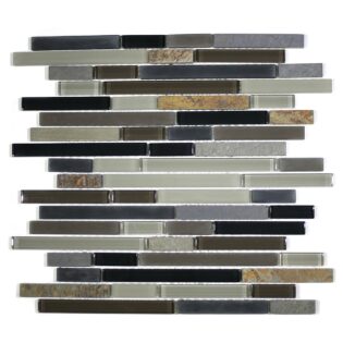 MA22-RB  RANDOM BRICK GLASS AND STONE MOSAIC BLEND