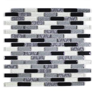 MA38-LB 5/8X2 BRICK GLASS AND RESIN DECORATIVE PIECES MIX