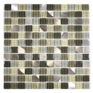 MA41-LS  1X1 SQUARE GLASS AND ALUMINUM