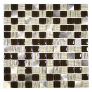 MA43-LS  1X1 SQUARE GLASS AND ALUMINUM