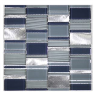 MA49-RR  RANDOM RECTANGULAR GLASS AND ALUMINUM