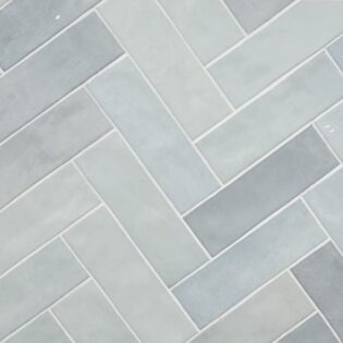 2.6 x 8 Nolita Cielo Shiny Subway Porcelain Tile