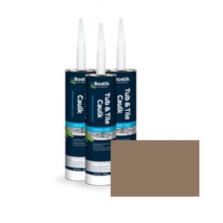 TUB & TILE CAULK KAHLUA CREAM  - H143 SILICONIZED-ACRYLIC CAULK 10.1 OZ  (SANDED)