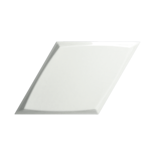 6 X 6 EVOKE DIAMONDS ZOOM WHITE GLOSSY