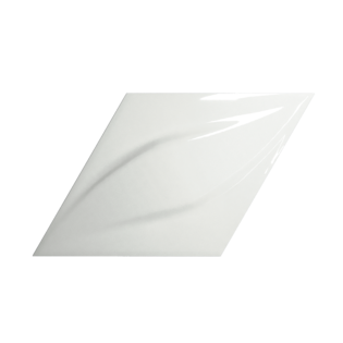 6 X 6 EVOKE DIAMONDS BLEND WHITE GLOSSY