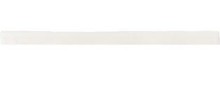 0.6 x 8 Borgo White Matte Jolly