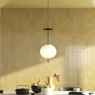 3 x 16 Colorful Brick Sun Flower Shiny Porcelain Subway Tile