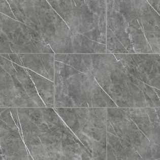 12 x 24" Theater Gray High Polished Rectified Porcelain Tile