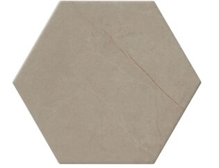 8 x 8 Pulpis Taupe Matte Porcelain Hexagon