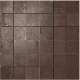 2 x 2 Oxid Lava Porcelain mosaic