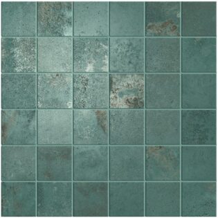 2 x 2 Oxid Emerald Porcelain mosaic