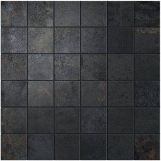 2 x 2 Oxid Iron Porcelain mosaic