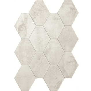 4 x 4 Oxid Titanium Porcelain hexagon