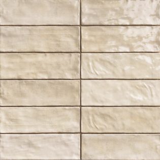 2.6 x 8 Positano Topazio Glossy Subway Ceramic Tile