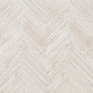 24 x 48 Travertine Chevrone Vein Light Matte Finished Rectified Porcelain Tile