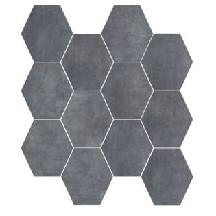 4 x 4 Icon Jet Black Hexagon