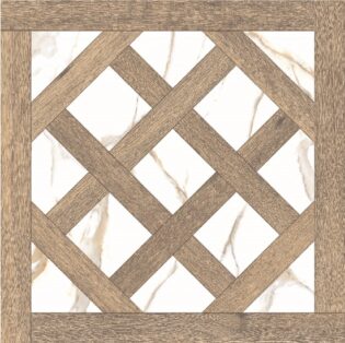 24 x 24 Intrecci Miele Matte Rectified Porcelain Tile