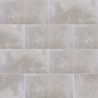 12 x 24 Fusion Silver Matte Porcelain Tile