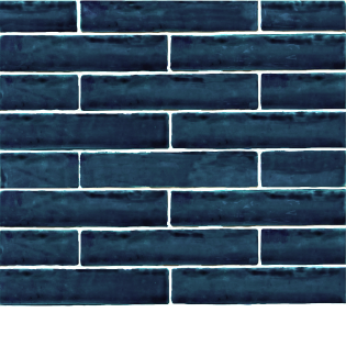 2 x 10 Nador Castille Blue Handmade Wall Subway Tile
