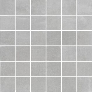 2 x 2 Fusion Silver Matte Porcelain Mosaic