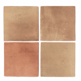 5 x 5 Clay Toasted Matte Terracotta Look Porcelain Tile