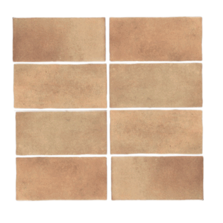 2.5 x 5 Clay Toasted Matte Terracotta Look Porcelain Tile